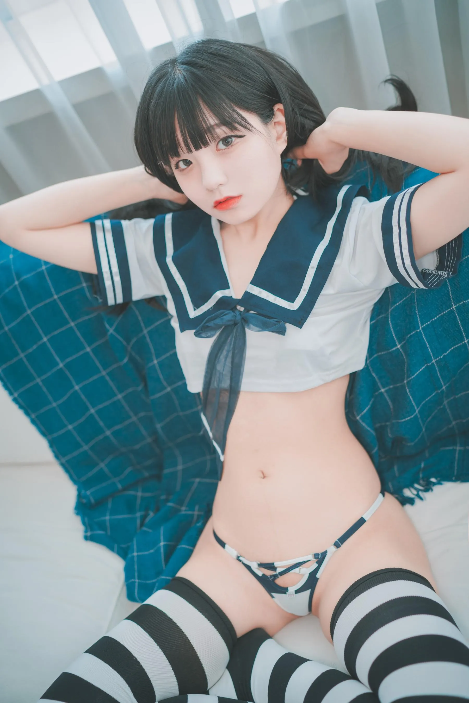 Jenny 정제니 – NO.13 [DJAWA] Sailor Stripes [25P]插图3